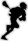 Lacrosse Player Magnet - LAX Sport Magnet